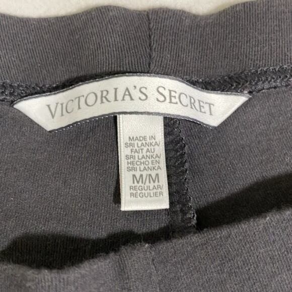 Victoria's Secret Leggings Womens Medium Gray Fitted Pull On - Picture 2 of 5